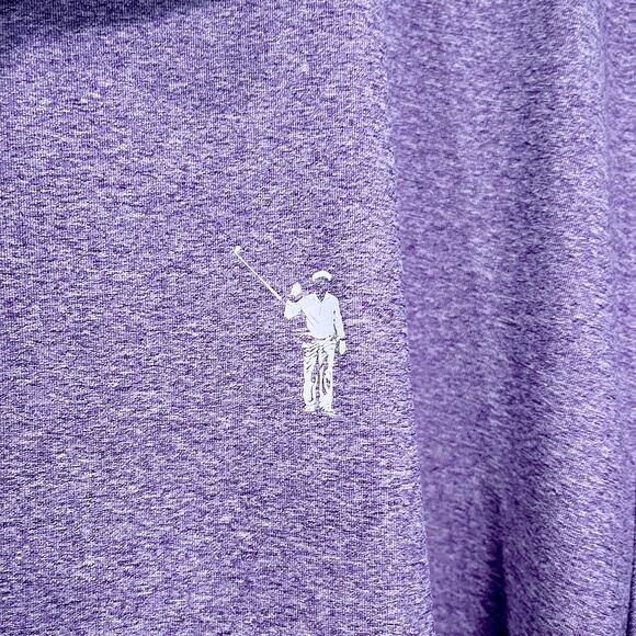 William Murray Classic Performance Golf Polo Shirt Heather Purple Mens XXL 2XL - Picture 4 of 8